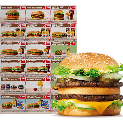Cupones descuento Burger King